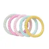 Diadema fina brillante esmerilada de línea telefónica, banda de goma elástica alta duradera, cuerda para el pelo que no aprieta el pelo, cuerda para el pelo para coleta femenina