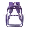 Suministro transfronterizo de Amazon en stock de mochilas transparentes, mochilas de PVC, mochilas escolares de PVC, mochilas escolares para estudiantes de gran capacidad