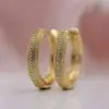 Brincos Cao Shi Estilo Europeu e Coreano Estilo Francês Estilo Hong Kong para Mulheres com Zircônia Micro-Incustada Estilo Lady Chique Estilo de Negócios Senso Fashion