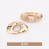 Broche metálico de forma irregular, prendedor de corsage retro a la moda, accesorio para la ropa, pasador antideslizante