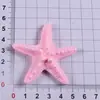 Simulação Grande Média Pequena Estrela do Mar DIY Acessórios para Joias de Resina Cola Creme Presilha de Cabelo Buraco Sapatos Acessórios Materiais