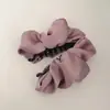 Pinza de plátano plisada de satén retro francés estilo coreano, accesorio para el cabello versátil de alta gama, pinza de garra para la parte posterior de la cabeza para mujeres, pinza para coleta