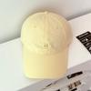 ¡Imprescindible! 2025 Estilo Nuevo Circunferencia de Cabeza Grande Adelgazante Facial Simple Letra Versátil Gorra de Béisbol Coreana Corona Profunda Gorra de Pico de Pato