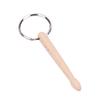 Promoção Quente Europeia e Americana Mini Baqueta Chaveiro Baqueta de Madeira Argola Chaveiro Baqueta de Percussão Argola de Fecho Pequena para Baqueta