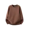 Moletom gola careca de peso pesado estilo retrô americano para homens, nova blusa casual solta para primavera e outono, camisa básica de manga longa, marca da moda