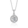 Colar Estilo Ins com Imitação de Moissanita, Estilo Europeu e Americano, Corrente para Clavícula Cheia de Diamantes, Pingente Moderno e Versátil para Mulheres, Estilo Luxo Leve, Exquisito