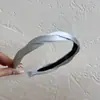 Diadema Trenzada Cruzada de Caña Alta, Pasador de Pelo Hecho a Mano Coreano con Nuevo Diseño de Nicho, Accesorio para el Cabello Antideslizante para Exteriores