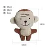 Nuevos Juguetes de Peluche para Perros con Sonido, para Roer Dientes, Resistentes a Mordidas, para Perros Pequeños, Medianos y Grandes, Juguetes y Suministros Realistas de Animales para Mascotas
