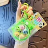 Chaveiro de Carrinho de Pesca Giratório Divertido para Família Original sem Fala Desenho Animado Pequeno Brinquedo Pingente de Mochila Escolar Estudante Presente