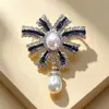 Nuevo Broche de Estilo Chino de Lujo Ligero con Acabado de Alta Gama, Incrustado con Circonitas y Borlas, Accesorio de Vestir Versátil y Elegante, Disponible en Stock para Venta al Por Mayor