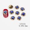 Acessórios para Unhas Estilo Japonês de Comércio Exterior, Ornamentos de Diamante Retrô, Sapatilhas Estilo Ano Novo com Fundo Plano, Coração de Pêssego Envolto com Diamantes, Acessórios de Liga Metálica Atacado