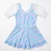 Nuevo traje de baño de una pieza para niñas, traje de baño infantil estilo coreano, atuendo para aguas termales de bebé niña, traje de baño de una pieza