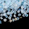 5.5*6mm Acrílico Degradado Espolvoreado Dorado Traer Orquídea Cuerda de Cabello Antigua Accesorios Material para Joyería Hecha a Mano DIY