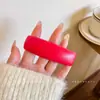Pin de Flequillo Lateral de Gama Alta Estilo Coreano con un Corazón Femenino, Pinza de Pato de Color Contrastante, Pasador Dopamina Lindo, Pinza para el Cabello Exquisita