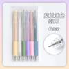 Presiona el Bolígrafo Cuchillo de Tallar Color Morandi Estilo Ins Bolígrafo Pequeño Fresco Tipo Bolígrafo de Corte Corazón de Niña Presiona el Bloc de Notas Cuchillo de Tallar DIY