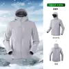Jaqueta de soft shell estilo Kaimou Stone para homens, jaqueta de camada única à prova de vento e resistente à água, casaco feminino antimanchas, personalizável com logotipo