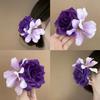 Pasador de Flores Super de Hada para Primavera y Verano con Lirios, Rosas Dulces de Playa y Flor de Hibisco para el Lado del Cabello y el Flequillo, Perfecto para Salir