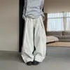 Nueva colección de verano 2026: Pantalones casuales holgados, de talla grande y pierna ancha para hombre, con un diseño moderno, estilo versátil y una silueta de pierna recta inspirada en la ropa de trabajo.