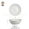 Plato creativo chino de melamina blanca vajilla de banquete de cocina privada plato de hotel restaurante plato de sopa plato de aperitivo plato personalizado