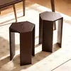 Bancos Hexagonales Apilables para Uso Doméstico, Bancos Apilables Engrosados, Bancos Cuadrados, Mesas Auxiliares de Sofá para Sala de Estar, Mesas de Centro, Bancos Simples para Mesa de Comedor