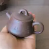 Directamente de Fábrica: Tetera Pequeña de Arcilla Púrpura Yixing, Hecha de Arcilla Púrpura Original, Semi-Hecha a Mano, Tetera Pequeña en Forma de Pilar para Uso en Casa