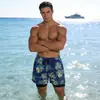 2026 Nuevos Bañadores Estampados para Hombre, Shorts de Playa Transpirables de Secado Rápido, Boxer Anti-Vergüenza, Pantalones Cortos para Vadear Talla Grande