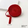 Cinta de Terciopelo Navideña Transfronteriza, Gruesa y Sin Pelusa, Cinta de Moño para Decoración de Árbol de Navidad DIY, Cinta para Envolver Regalos