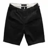 Verano textura lavada para hombre nuevos shorts casuales modernos para hombre algodón color sólido talla grande combinable slim ropa de trabajo cinco puntos