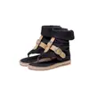 Nuevas sandalias de comercio exterior para verano, sandalias romanas para mujer, cómodos zapatos transfronterizos de talla grande para mujer, punta redonda, cremallera trasera, color liso
