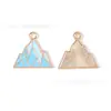 Mundo de Hielo y Nieve Pingüino Copo de Nieve Accesorios para Botas de Esquí Colgante de Aleación DIY Cadena para Teléfono Móvil Llavero Adorno