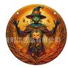 Direto da fábrica série transfronteiriça de elementos de fantasma assustador de Halloween disco de decoração para atmosfera de feriado interno e externo