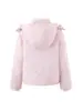 Moda de Comercio Exterior Transfronterizo Estilo Europeo y Americano Otoño e Invierno 2025 Nueva Moda Casual Chaqueta de Algodón Cálida Holgada con Capucha para Mujer