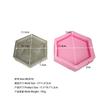 Molde de silicona para maceta suculenta hexagonal BK2010, molde de cemento para base de maceta