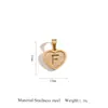 Colgante Minimalista de Corazón Estilo Coreano Acero Inoxidable Mate Hueco Colgante de Collar para Mujer Cadena para Clavícula Exquisita de Nicho Accesorio
