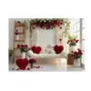 Tela de Fondo Transfronteriza Nueva para el Día de San Valentín 2026 para Decoración de Citas de Parejas, Tela Colgante para Habitación y Arreglo Exterior, Tela Colgante para Banner