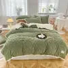 Funda de manta de coralina engrosada de invierno, pieza única, forro polar de doble cara, felpa, para dormitorio de estudiante, forro de leche, tamaño individual, cama extragrande