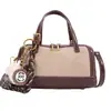 Bolso tipo almohada de alta costura, elegante, con bloques de color, nueva colección otoño 2026, estampado de leopardo, bolso de hombro y cruzado para el día a día, bolso de mano de lujo ligero