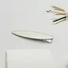 Clip de Pato Espesso Oval Prata Guangdong Grampo de Cabelo Feminino Clipe Lateral Base para Clip DIY Coberta de Tecido Acessório de Cabelo para Franja Atacado