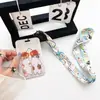 Mochila Escolar Gato Fu Shan Gato Camarão Frito Conjunto de Cartões de Campus Gato Corda Longa Cartão de Peito Cartão Anti-perda Cartão de Refeição Cartão de Trabalho do Metrô Pendurar no Pescoço
