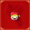 Bufanda linda de Año Nuevo para Gatos y Perros, Accesorio Navideño de Reno para Mascotas, Calentador de Cuello Festivo Rojo para Perros Pequeños