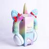 Venta al por mayor de fábrica serie navideña diadema de peluche de unicornio Dibujos animados Dibujos animados diadema de regalo navideño para niños transfronterizo