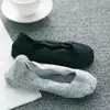 Meias Femininas de Verão Meias Cano Baixo Finas com Borda de Renda Invisível Meias com Base Antiderrapante Meias Femininas de Boca Rasa Invisíveis para Salto Alto