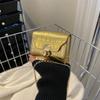 Mini saco de corrente 2022 verão novo popular estilo ocidental ombro messenger bag pequena bolsa quadrada saco de batom para as mulheres este ano