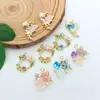 Accesorios para Joyería DIY Estilo Chanel Pequeños Transfronterizos, Corona de Mariposa de Perlas, Joyería DIY Hecha a Mano, Accesorios para Joyería DIY de Goteo de Aceite
