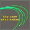Luz Super Brillante Fibra Óptica Guiadora de Luz Emisión Lateral de Cuerpo Completo Decoración de Atmósfera para Coche Tira Guiadora de Luz Borde Inferior Blanco Lechoso Esmerilado Sólido