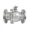 Válvula de Bola con Brida de Acero Inoxidable 304 Q41F-16P Espesor Grueso Flujo Grande Grado Industrial Resistente a la Corrosión Válvula de Bola de Control de Alta Temperatura