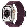Nuevo Modelo Adecuado para Correa de Apple Watch Apple Iwatch11 Versión Arcoíris Correa Tejida Correa de Nailon Ajustable