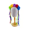 Diadema de Cinta de Rosa de Simulación de Halloween Cinta Cinta Festival de los Fantasmas Día de Muertos Mexicano Accesorios para el Cabello con Flor de Cinta Larga