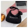 Bolso de mujer nuevo 2023, estilo occidental, de pana suave, tipo mensajero para compras, estilo coreano, moderno, de gran capacidad, para estudiantes