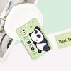 Porta Cartão de Panda Grande em ABS porta-cartão de estudante masculino e feminino fofo conjunto de certificados de cartas de jogo capa protetora comércio exterior Gola halter